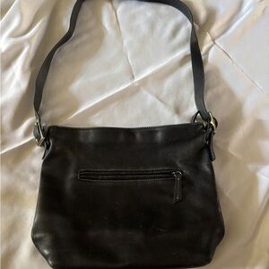 Chic Black Leather Shoulder Bag
